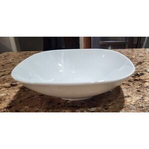 (Qty 1) IKEA Of Sweden White 8" Square Shaped Rounded Edges # 20726